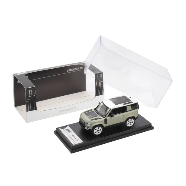 Shadow Land Rover Defender 90 Green 1:64 Scale Diecast Model