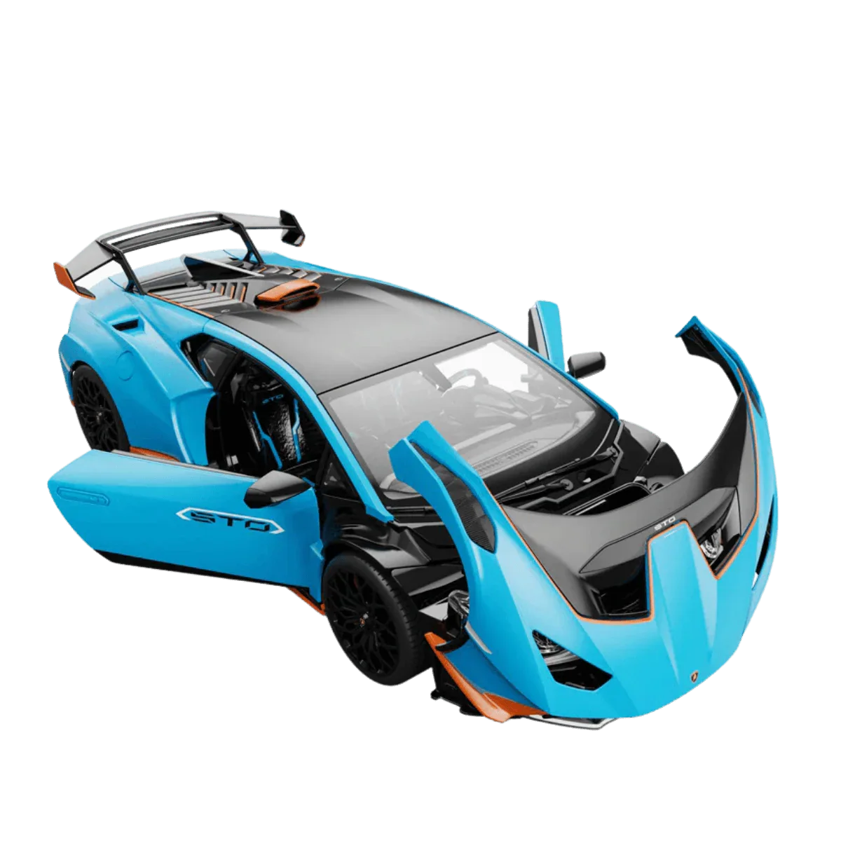 Rastar Lamborghini Huracan STO Blue 1:18 Scale Diecast Model