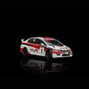 PRE-ORDER MOTOR HELIX Honda Civic TYPE R (EK9) Customized Motul Livery Magnetic Engine Hood-Removable, 1:64 Scale (White)