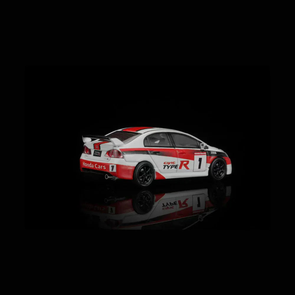 PRE-ORDER MOTOR HELIX Honda Civic TYPE R (FD2) #1 2012 Japan One Make Race (Magnetic Engine Hood - Removable), 1:64 Scale