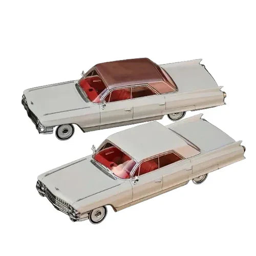 MK Miniatures Cadillac DeVille 1962 Ivory Roof Limited Edition Ivory 1:64 Scale Diecast Model