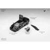 PRE-ORDER Works Model Custom Lamborghini Diablo SV, 1:64 Scale (Metallic Black)