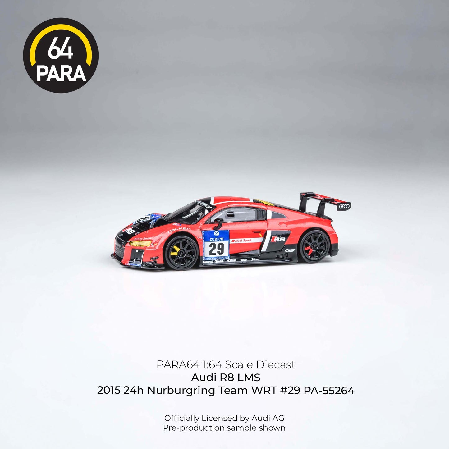 Audi R8 LMS 2015 1:64 Scale Diecast Collectible