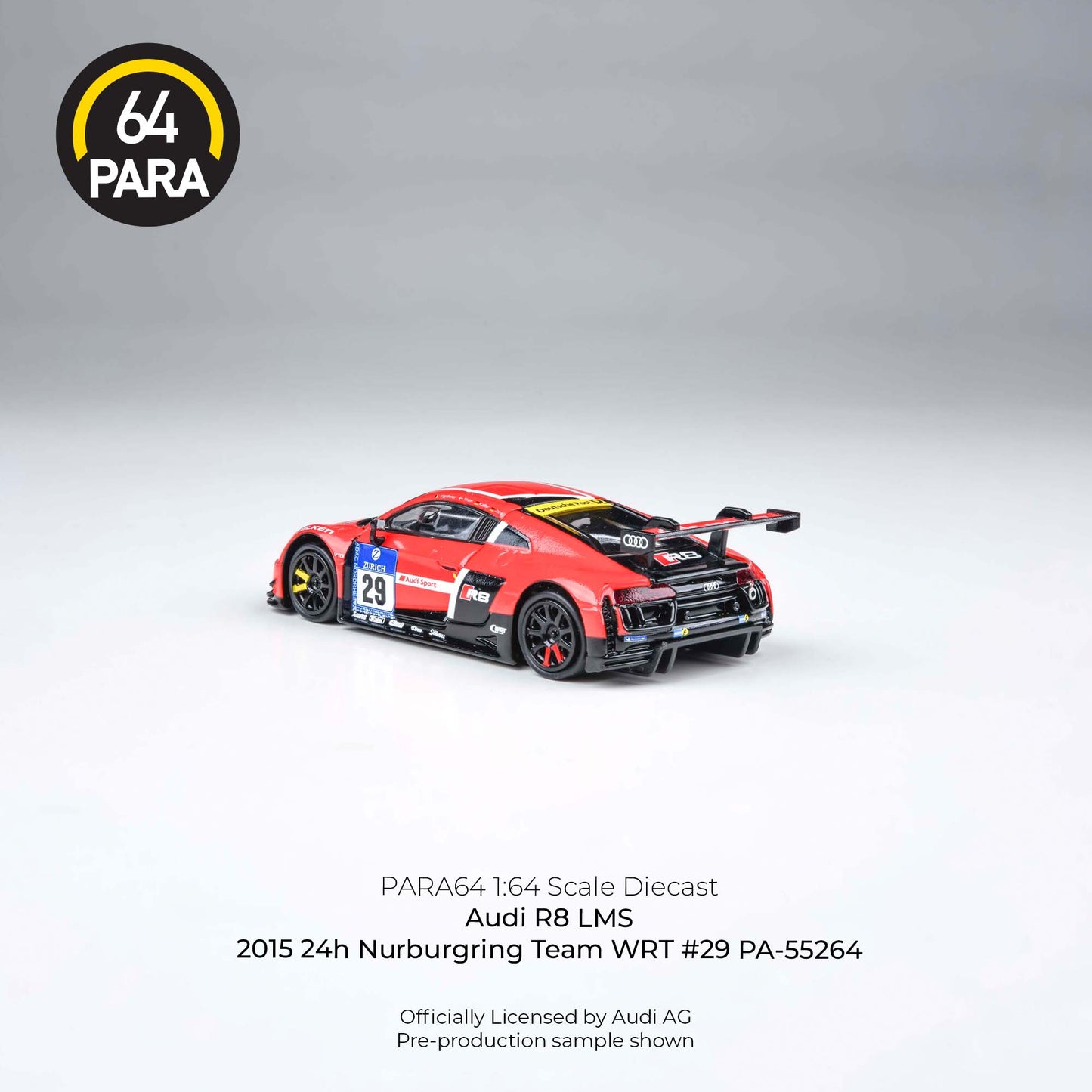 Audi R8 LMS 2015 1:64 Scale Diecast Collectible