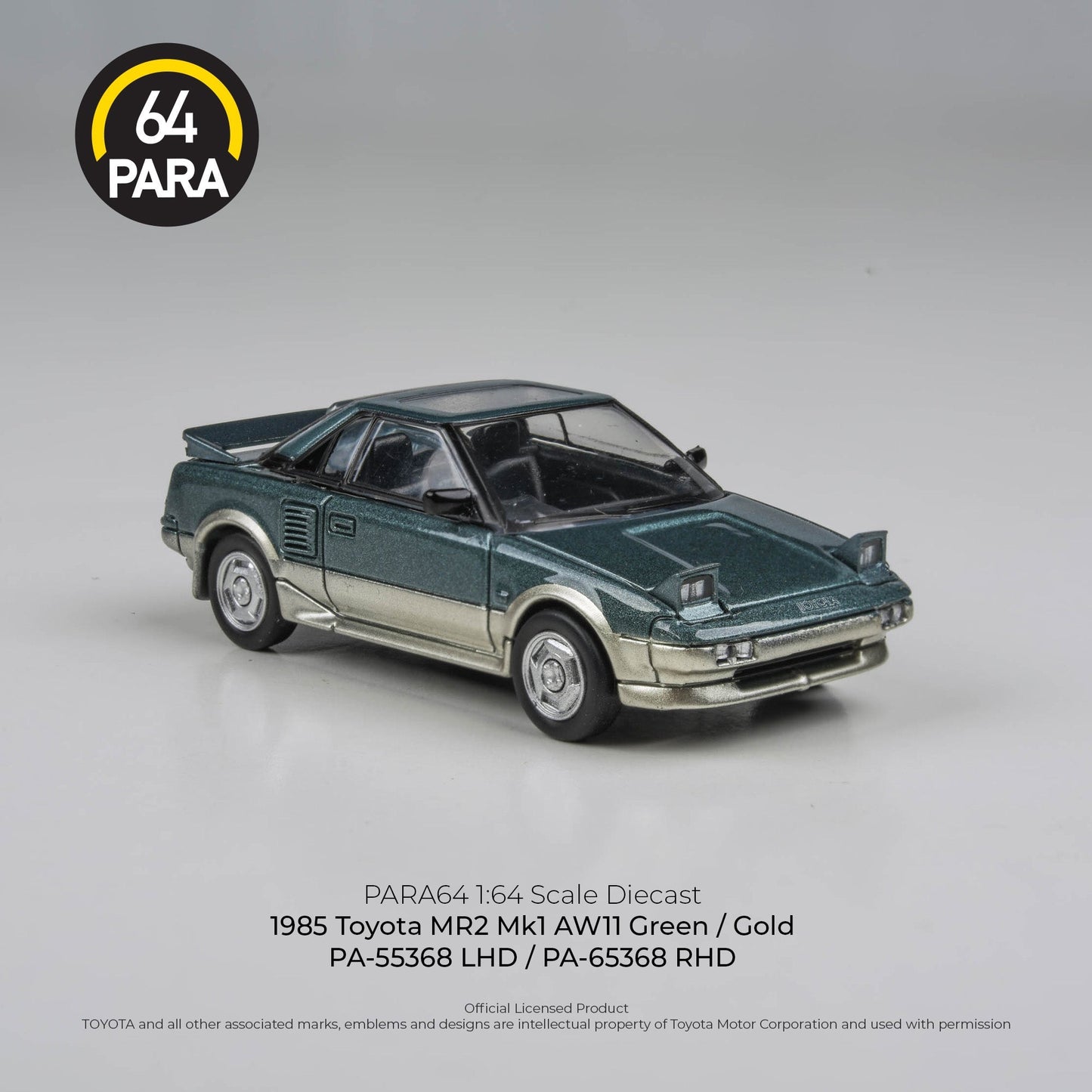 Toyota MR2 MK1 LHD 1985 1:64 Scale Diecast Collectible