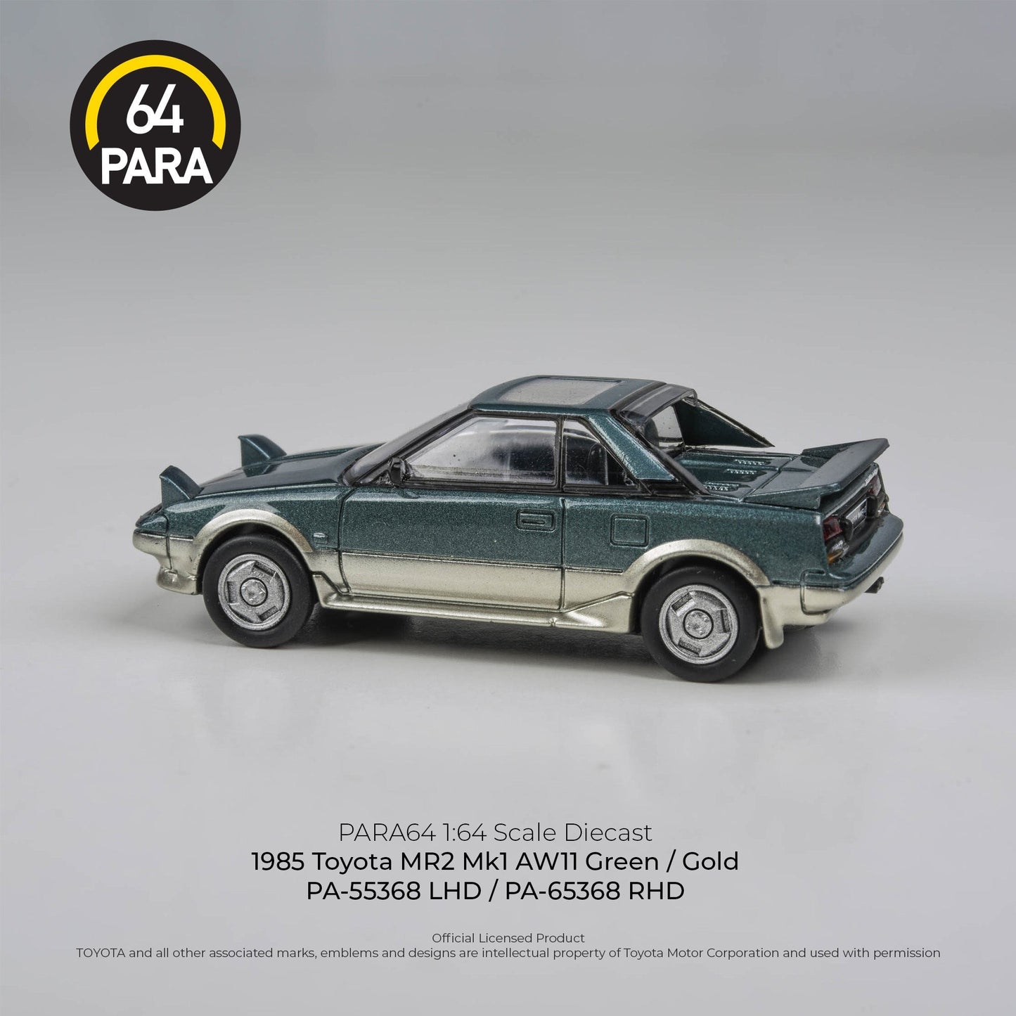 Toyota MR2 MK1 LHD 1985 1:64 Scale Diecast Collectible