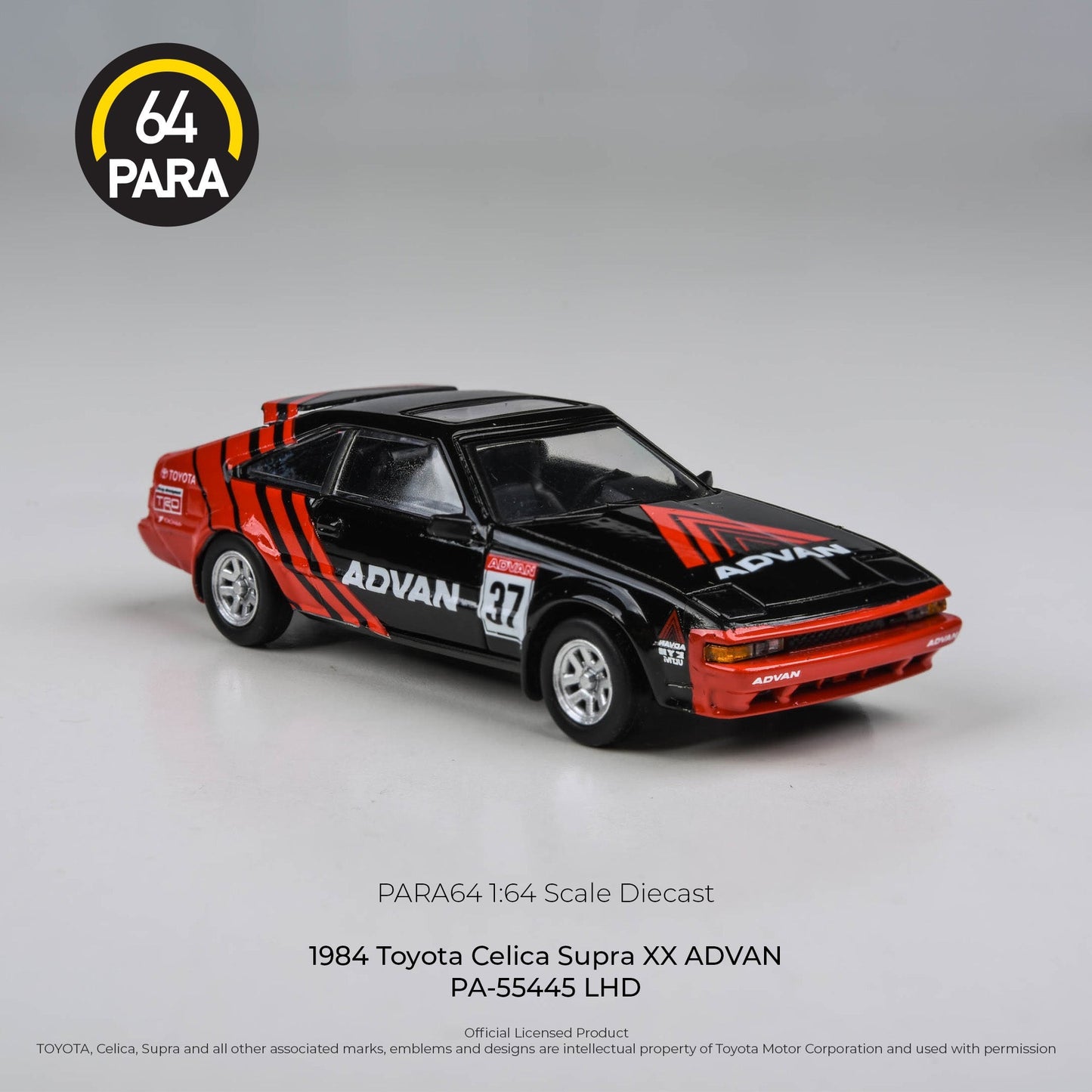 Toyota Celica Supra ADVAN 1984 1:64 Scale Diecast Collectible