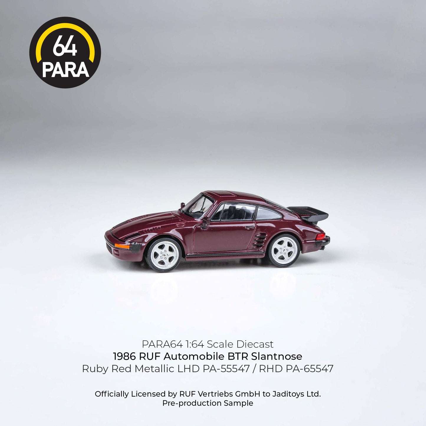 RUF Automobile BTR Slantnose 1986 1:64 Scale Diecast Collectible