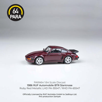 RUF Automobile BTR Slantnose 1986 1:64 Scale Diecast Collectible