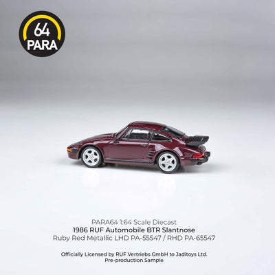 RUF Automobile BTR Slantnose 1986 1:64 Scale Diecast Collectible