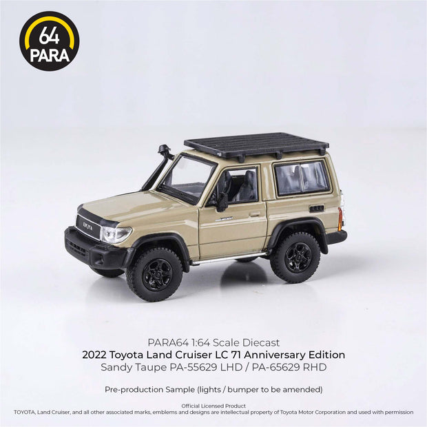 Toyota Land Cruiser LC71 Anniversary Edition 2022 1:64 Scale Diecast Collectible