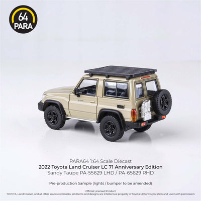 Toyota Land Cruiser LC71 Anniversary Edition 2022 1:64 Scale Diecast Collectible