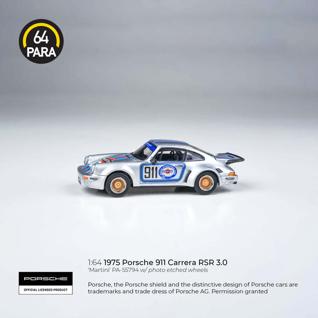 Porsche 911 Carrera RSR 3.0 1975 1:64 Scale Diecast Collectible
