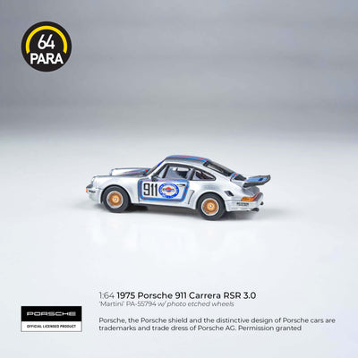 Porsche 911 Carrera RSR 3.0 1975 1:64 Scale Diecast Collectible