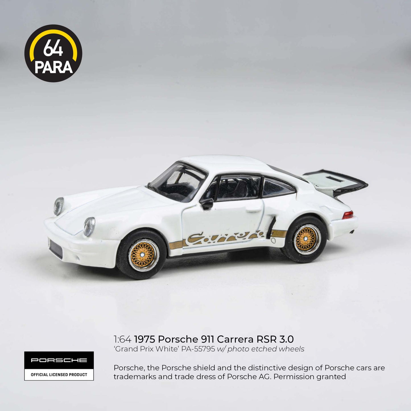 Porsche 911 Carrera RSR 3.0 Grand Prix 1:64 Scale Diecast Collectible
