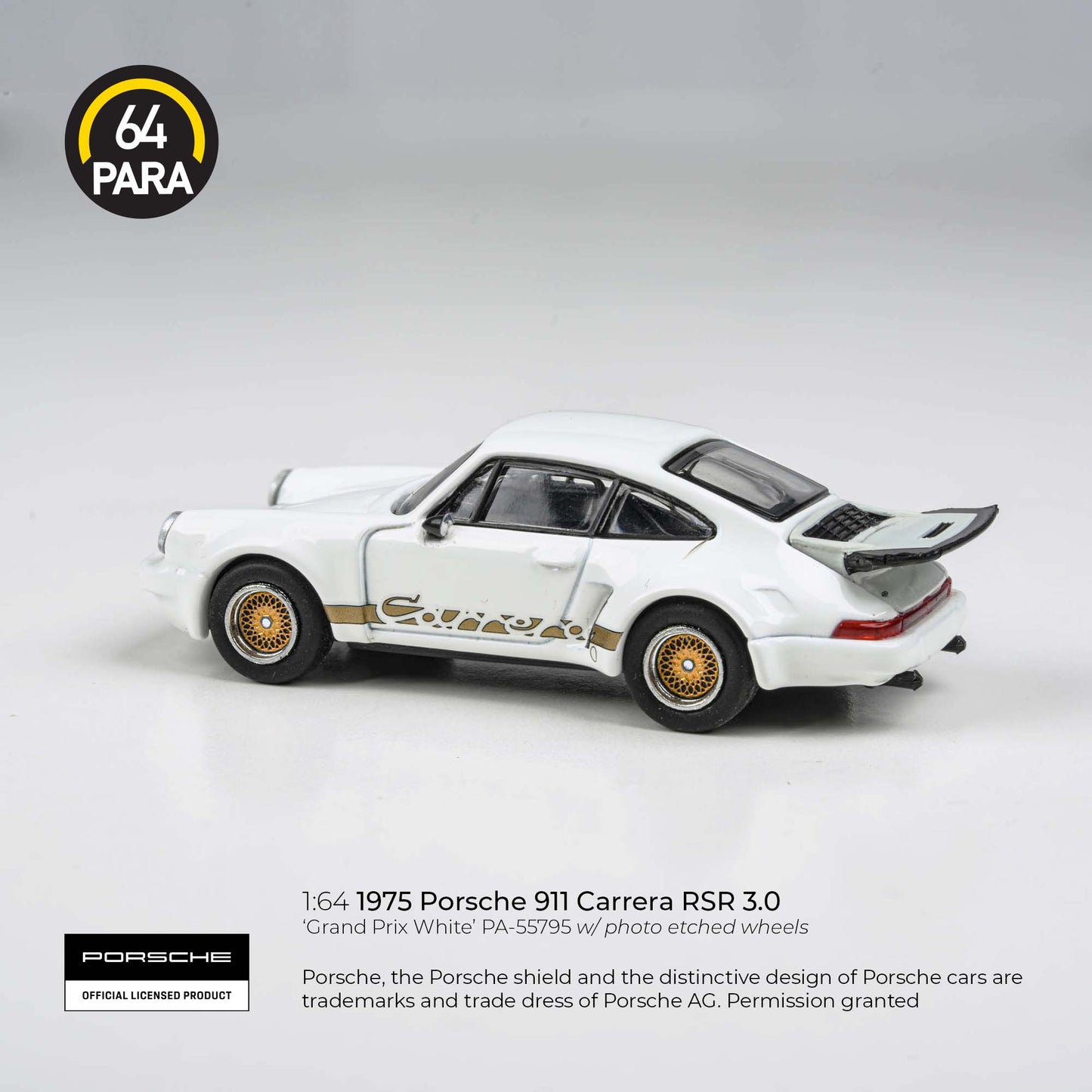 Porsche 911 Carrera RSR 3.0 Grand Prix 1:64 Scale Diecast Collectible