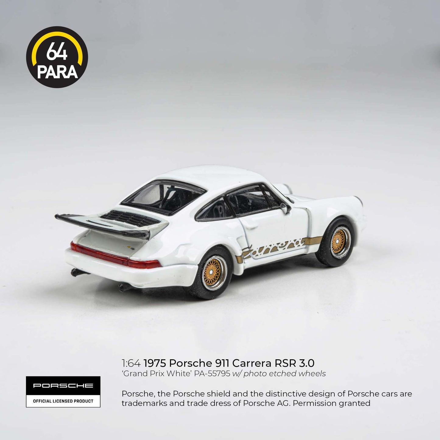 Porsche 911 Carrera RSR 3.0 Grand Prix 1:64 Scale Diecast Collectible