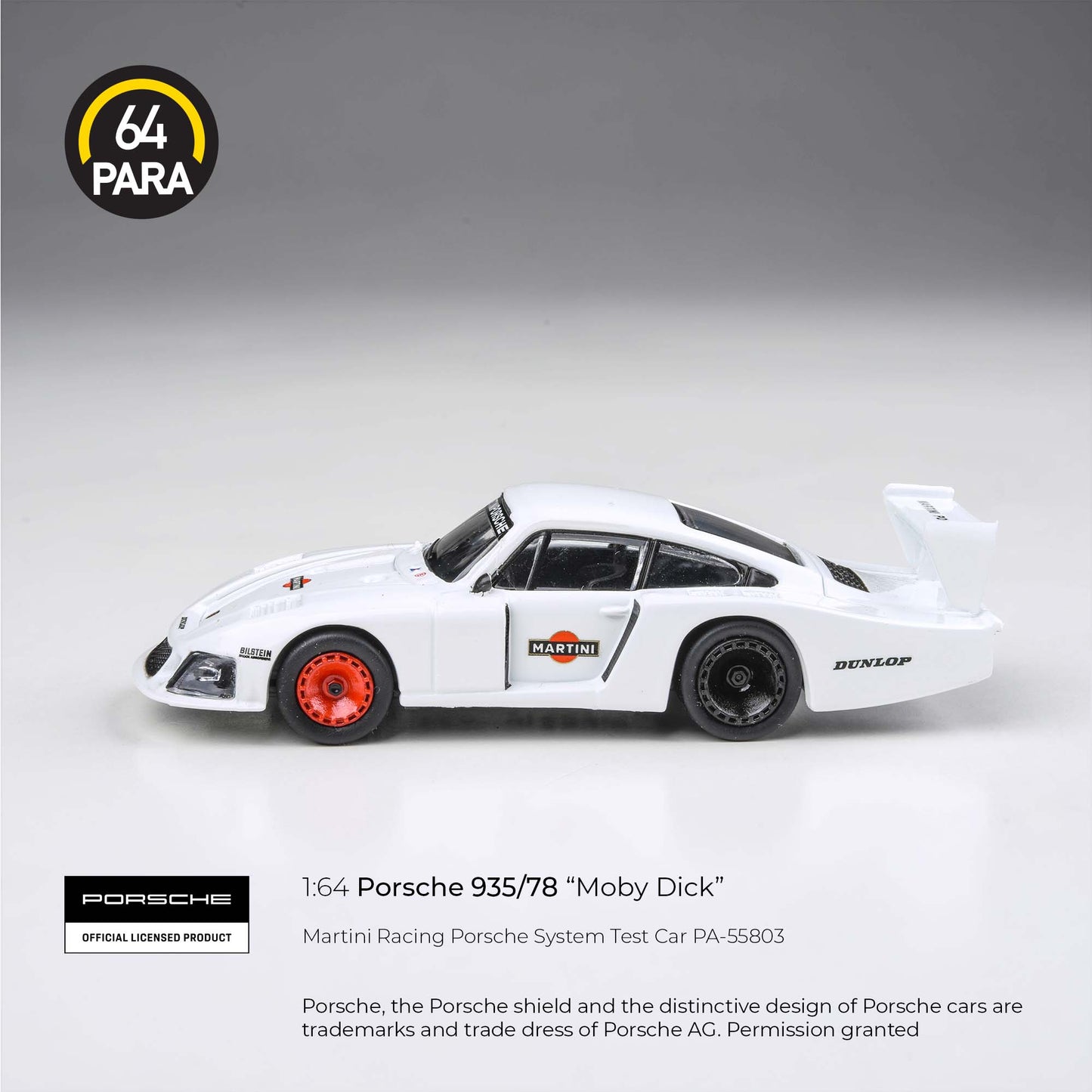 Porsche 935/78 "Moby Dick" 1:64 Scale Diecast Collectible