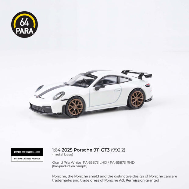 Porsche 911 GT3 (992.2) 2025 1:64 Scale Diecast Collectible