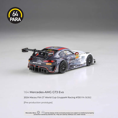 Mercedes-AMG GT3 Evo 2024 1:64 Scale Diecast Collectible