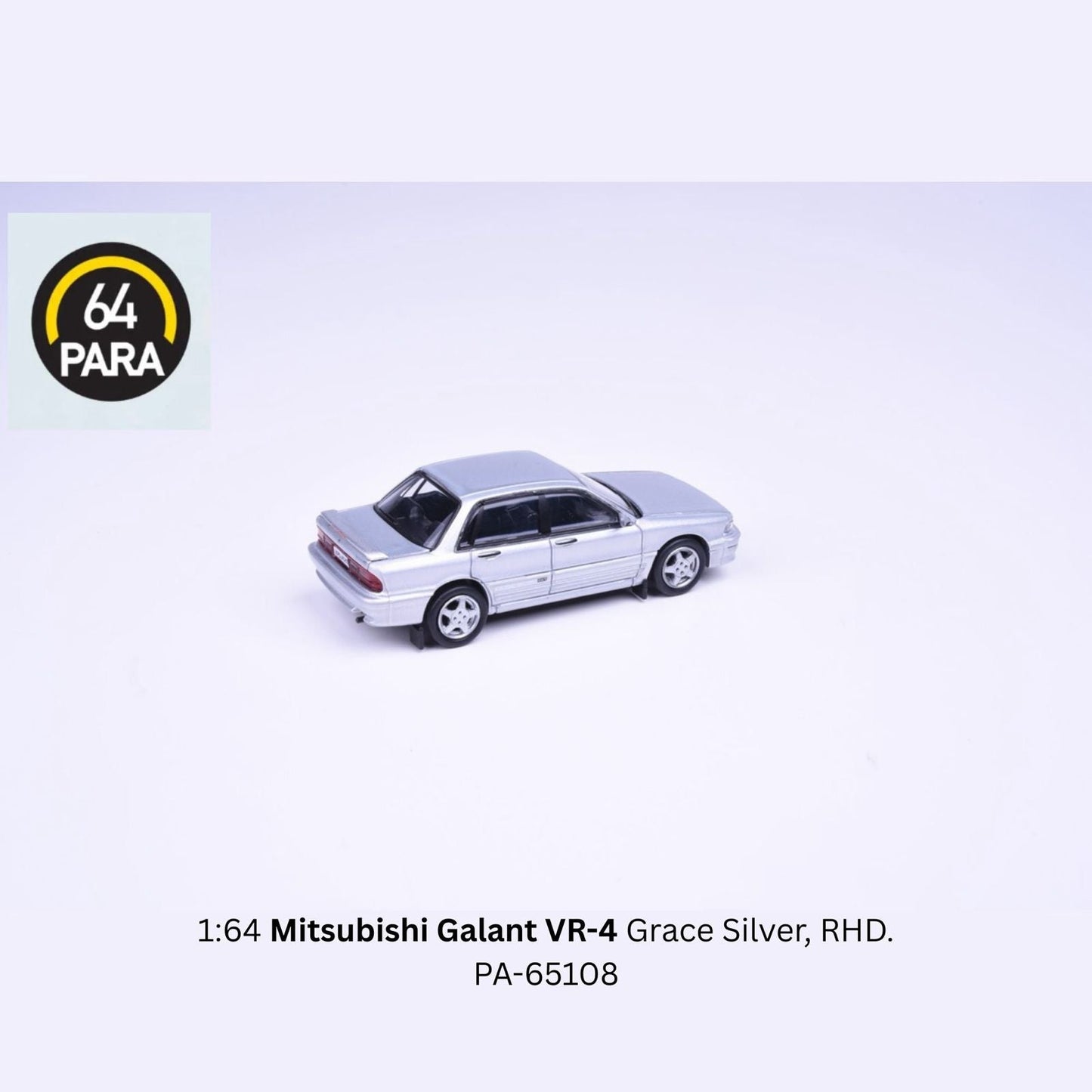 Mitsubishi Galant VR 4 Grace Silver 1:64 Scale Diecast Collectible