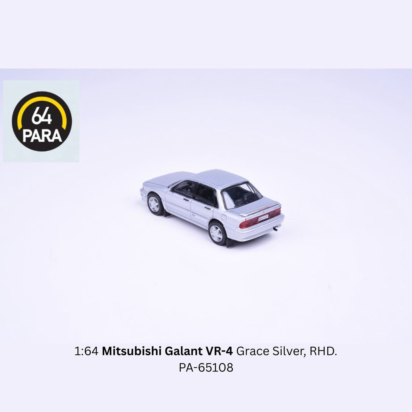 Mitsubishi Galant VR 4 Grace Silver 1:64 Scale Diecast Collectible