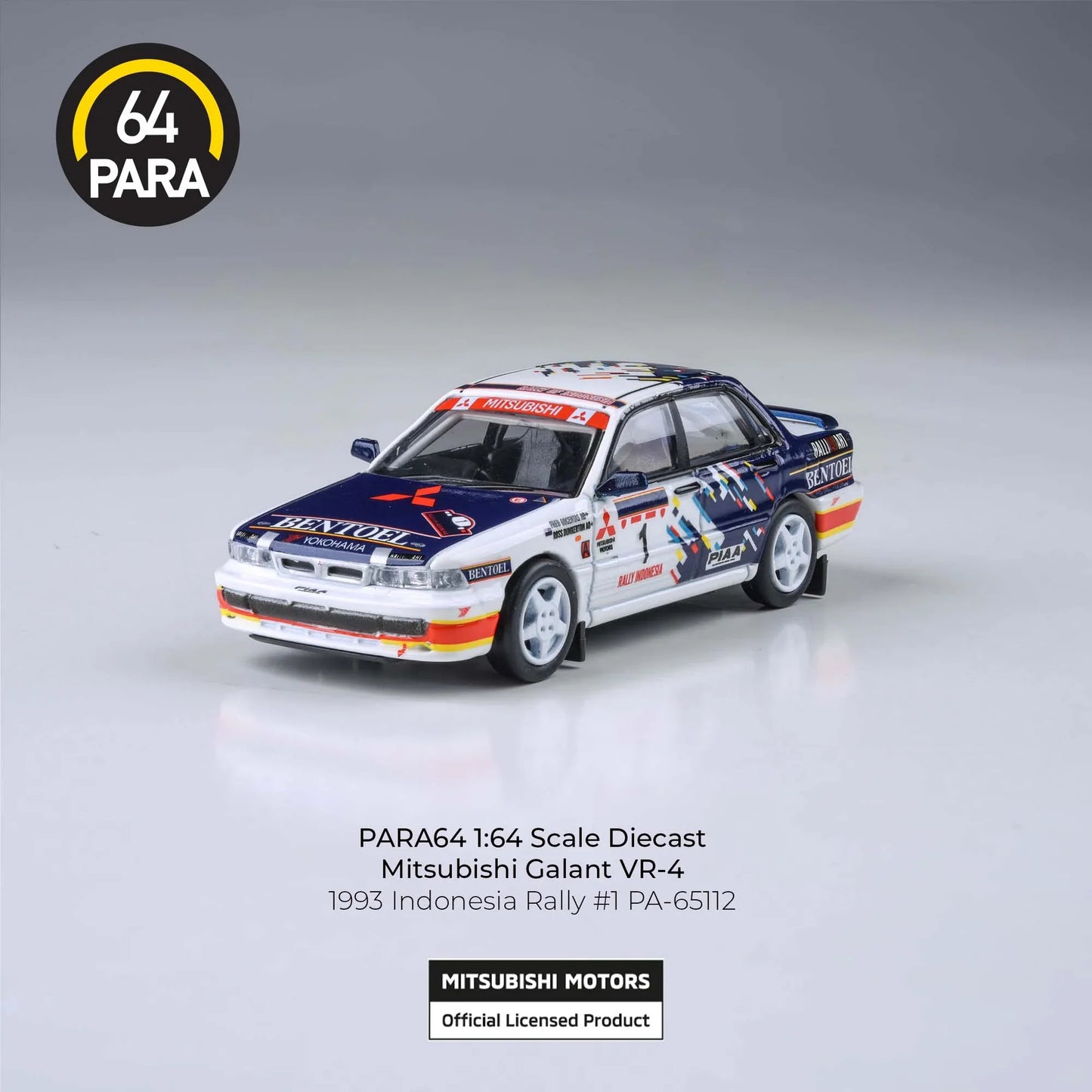 PARA64 Mitsubishi Galant VR-4 1993 Indonesian Rally 1:64 Scale Diecast Model (Pre-Order)