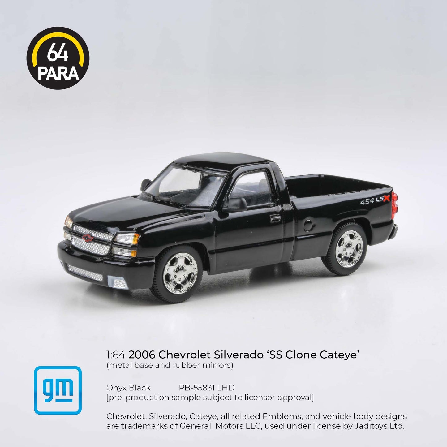 Chevrolet Silverado Onyx 2006 1:64 Scale Diecast Collectible