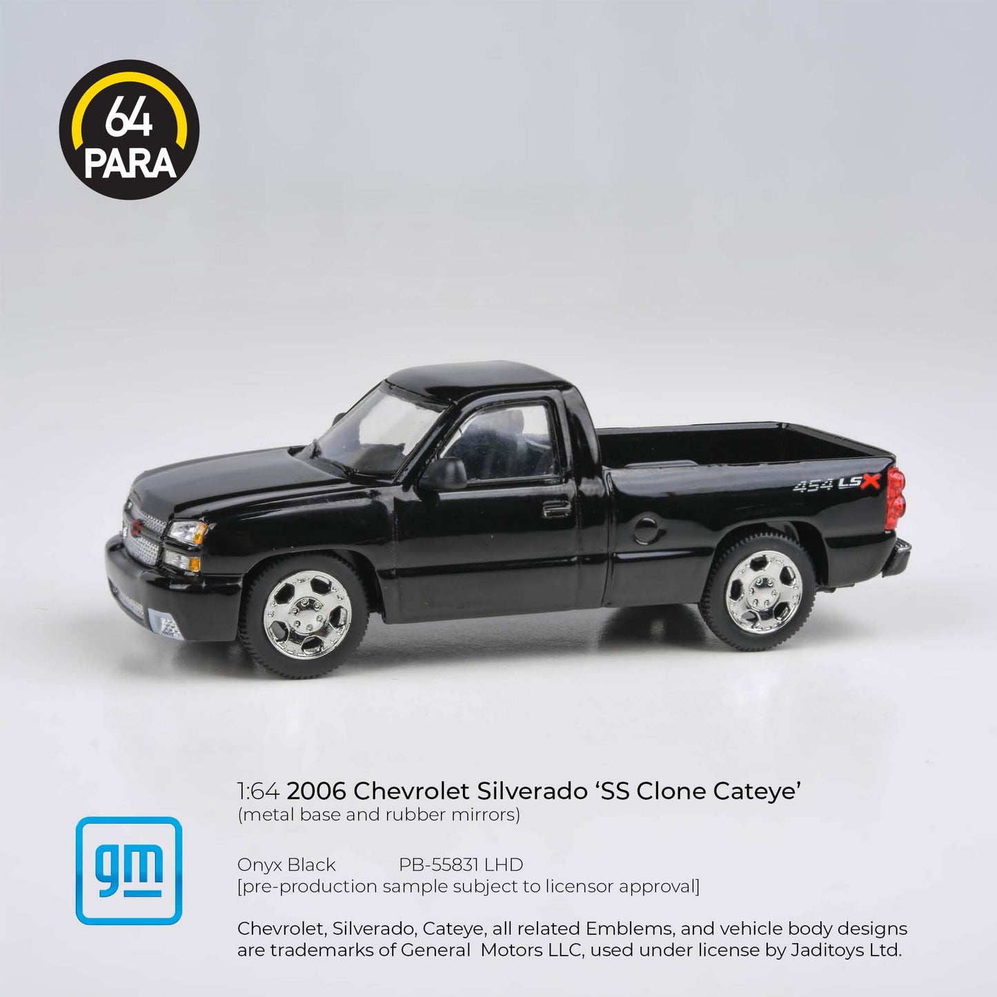 Chevrolet Silverado Onyx 2006 1:64 Scale Diecast Collectible
