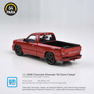 Chevrolet Silverado SS Clone Cateye 2006 Victory Red 1:64 Scale Diecast Collectible