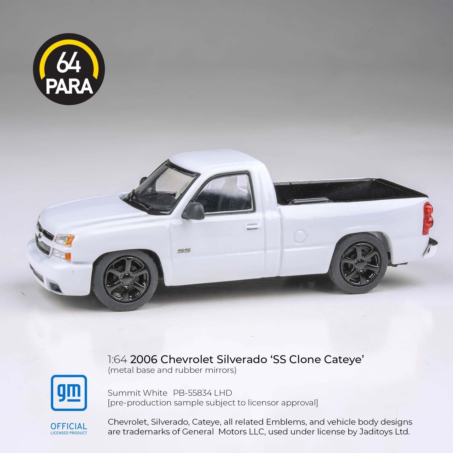 Chevrolet Silverado SS Clone Cateye 2006 1:64 Scale Diecast Collectible