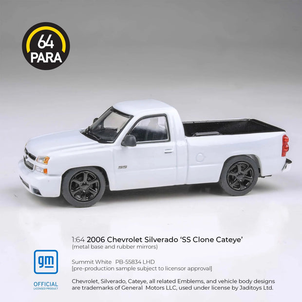 Chevrolet Silverado 'SS Clone Cateye' 2006, 1:64 Scale (White)