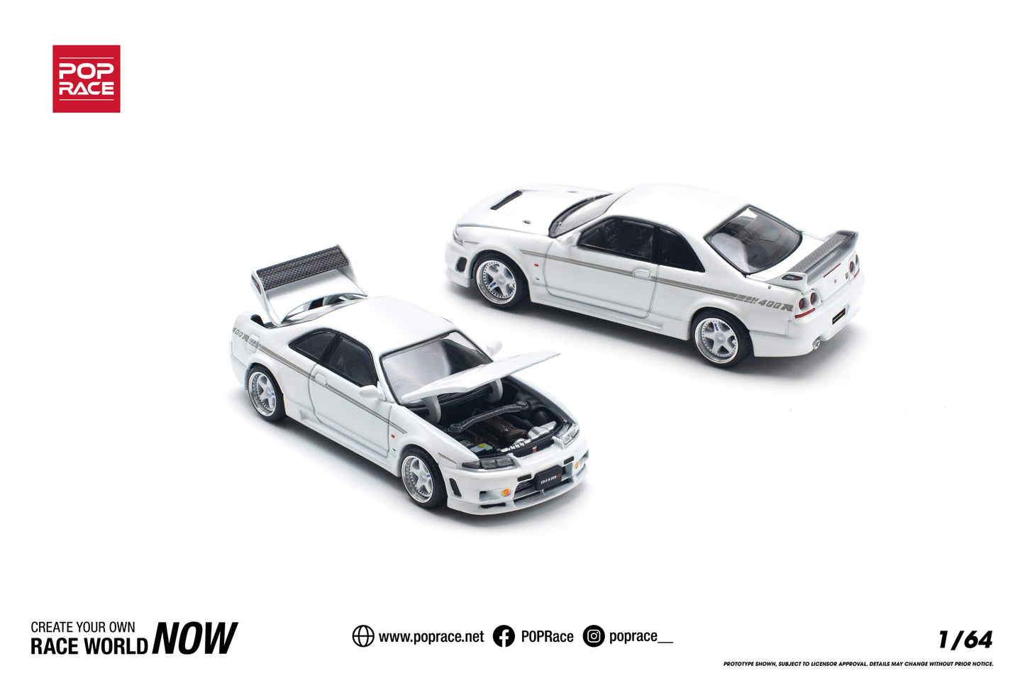 Skyline GT-R 400R 1:64 Scale Diecast Collectible