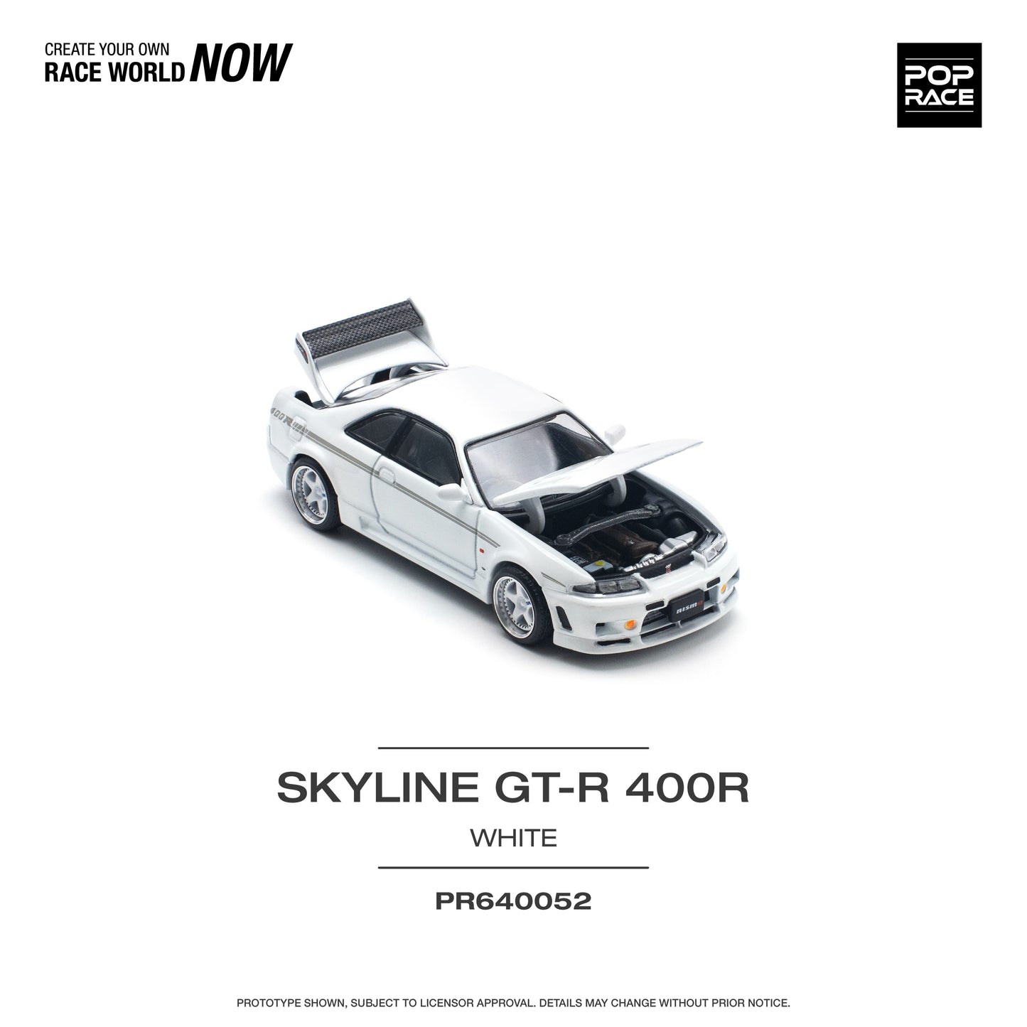 Skyline GT-R 400R 1:64 Scale Diecast Collectible