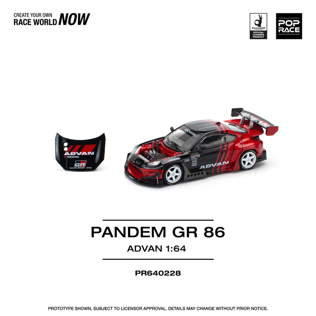 Pandem GR86 1:64 Scale Diecast Collectible
