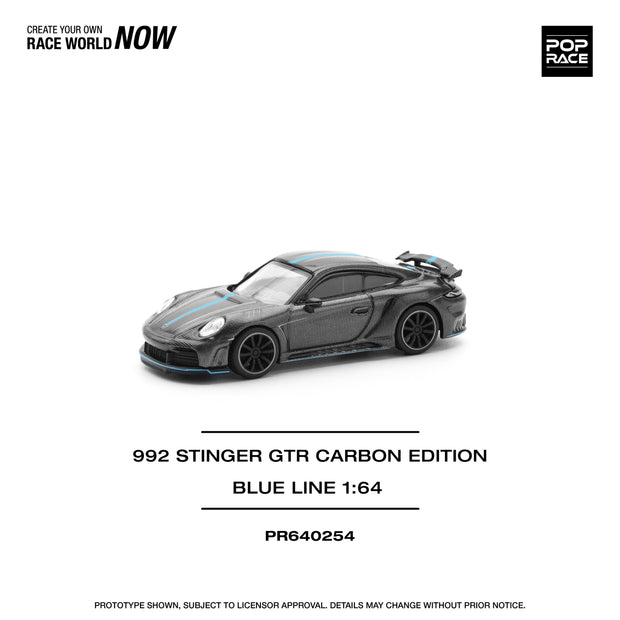 992 Stinger GTR Carbon Edition 1:64 Scale Diecast Collectible