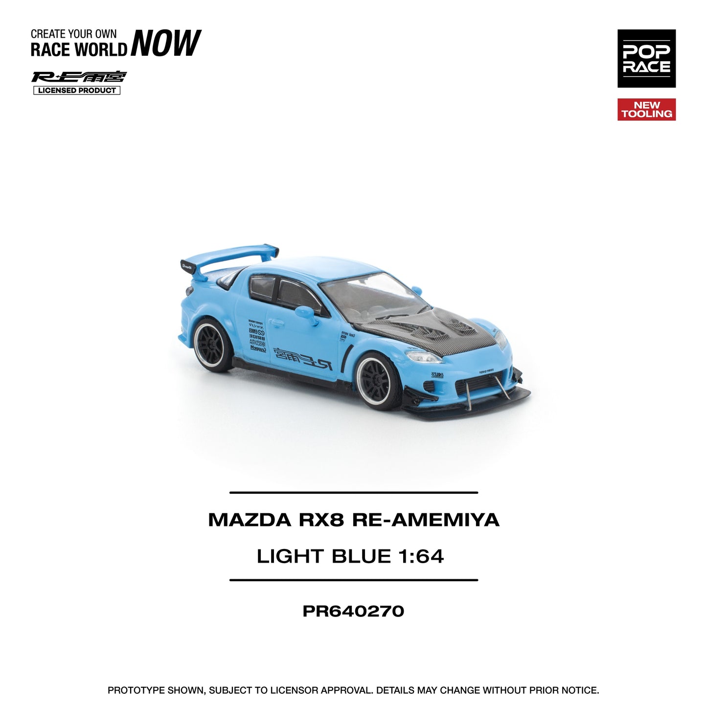 Mazda RX-8 RE-Amemiya 1:64 Scale Diecast Collectible