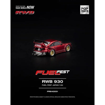 Porsche RWB 930 Fuel Fest , Fuji International Speedway, Japan (Open Rear Hood with Engine Details) 2026, 1:64 Scale