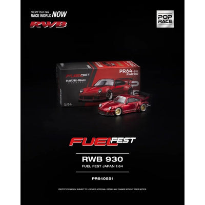 Porsche RWB 930 Fuel Fest , Fuji International Speedway, Japan (Open Rear Hood with Engine Details) 2026, 1:64 Scale