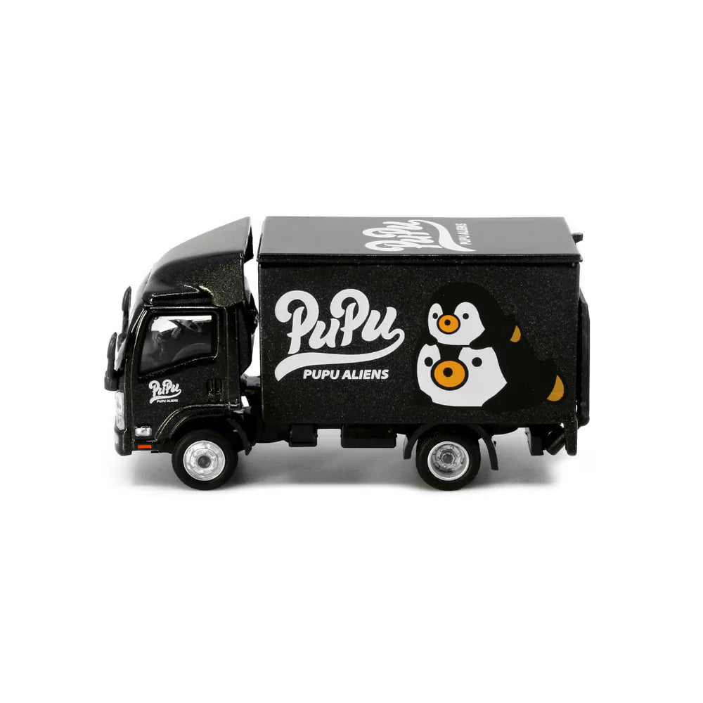 TINY Isuzu N Series Box Lorry "PUPU ALIENS", 1:76 Scale