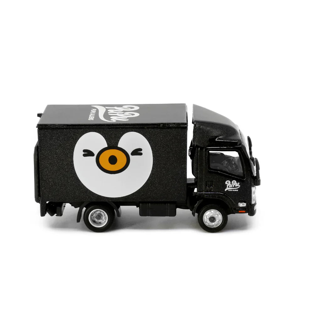 TINY Isuzu N Series Box Lorry "PUPU ALIENS", 1:76 Scale