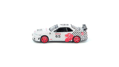 Skyline GT-R R34, 1:64 Scale (White) - INNO64