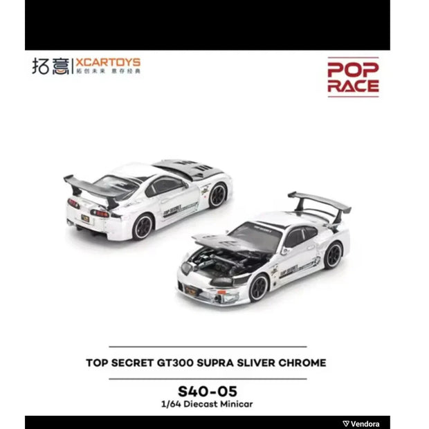 POPRACE Toyota Supra Top Secret GT3300, 1:64 Scale