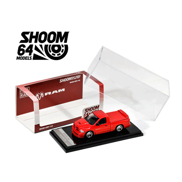 SHOOM64 Dodge Ram SRT-10 (2003) Red 1:64 Scale Diecast Model
