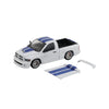 PRE-ORDER SHOOM64 Dodge Ram SRT-10 2003 White with Blue Stripes 1:64 Scale Diecast Model