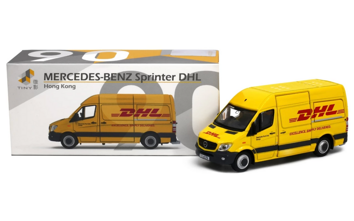 Tiny City 90 Diecast Model Car - MERCEDES-BENZ Sprinter FL DHL