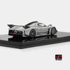 Pagani Huayra R Silver LCD Models | 1:43 Scale Diecast | Track Hypercar Collectible