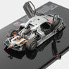 Pagani Huayra R Silver LCD Models | 1:43 Scale Diecast | Track Hypercar Collectible