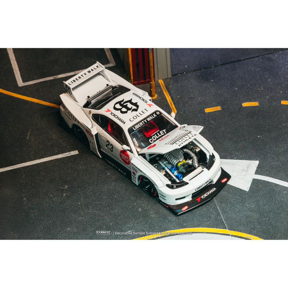 PRE-ORDER | LB-Super Silhouette Nissan Silvia (S15) Drift 2025 (Open Bonnet & Engine Compartment) 1:64 Scale by Tarmac Works