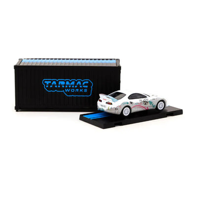 Tarmac Works Toyota Supra RZ Logitech G Aurora Hobby64 1:64 Scale Diecast Model